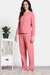 Zivame The Weekender Knit Cotton Pyjama Set - Desert Floweral — thumbnail 3